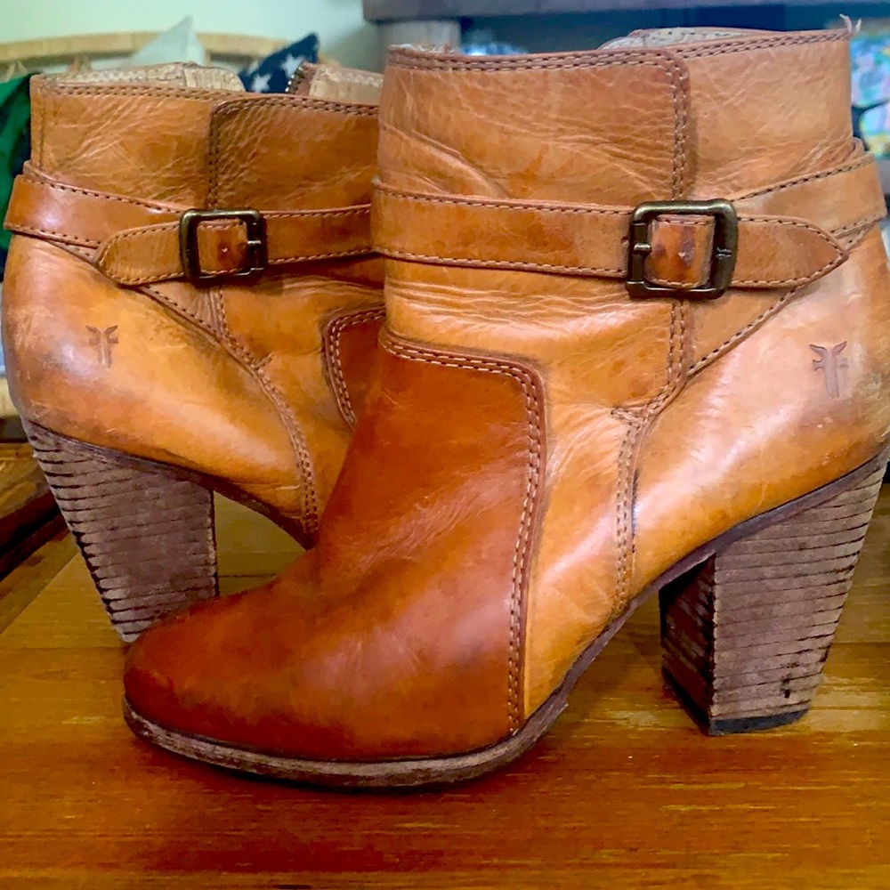 Frye Brown Booties